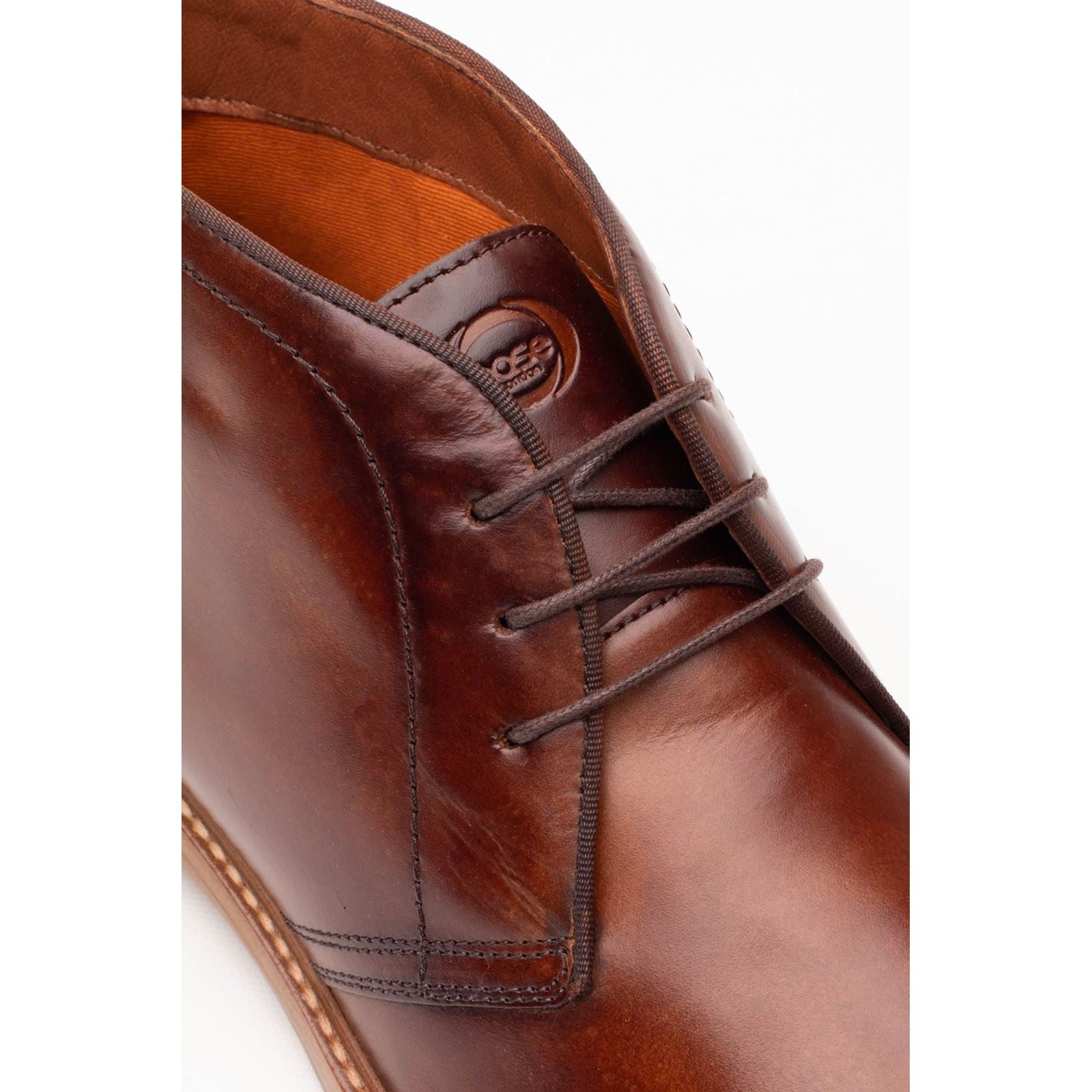 Base London Carlton Leather Men's Tan Ankle Boots