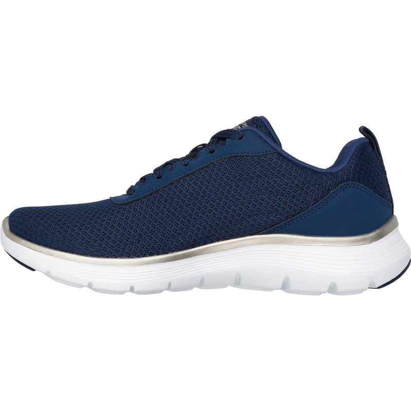 Skechers Flex Appeal 5.0 Uptake Textile Women's Navy/Gold Sneakers