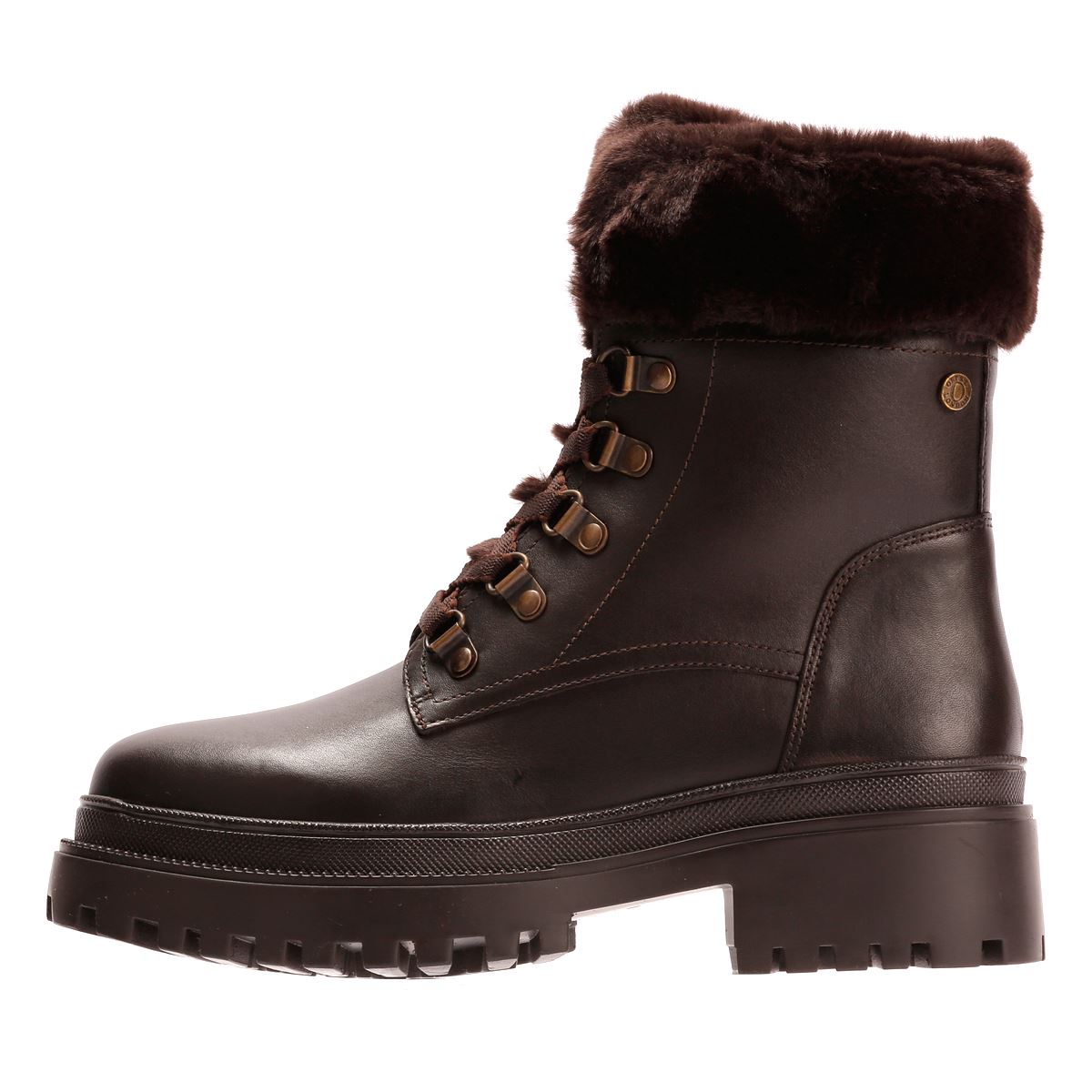 Osprey London The Budapest Leather Women's Chocolate Boots