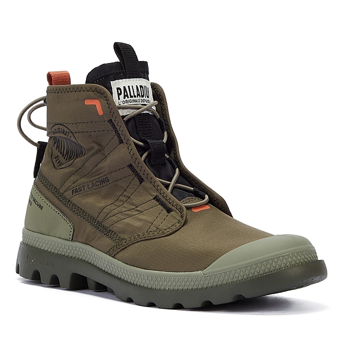 Palladium Pampa Travel Lite Men's Olive Boots