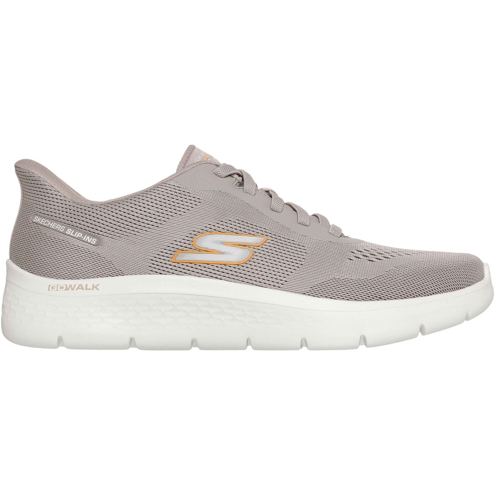 Skechers Go Walk Flex Polyester Men's Taupe Sneakers