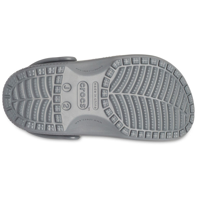 Crocs Kids' Classic Synthetic Slate Grey Loafers