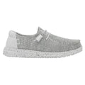 HEYDUDE Wendy Sox Polyester/Cotton/Spandex Women's Stone White Loafers