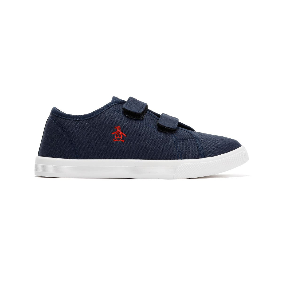 Penguin Junior Sparton Velcro Navy/Red Sneakers