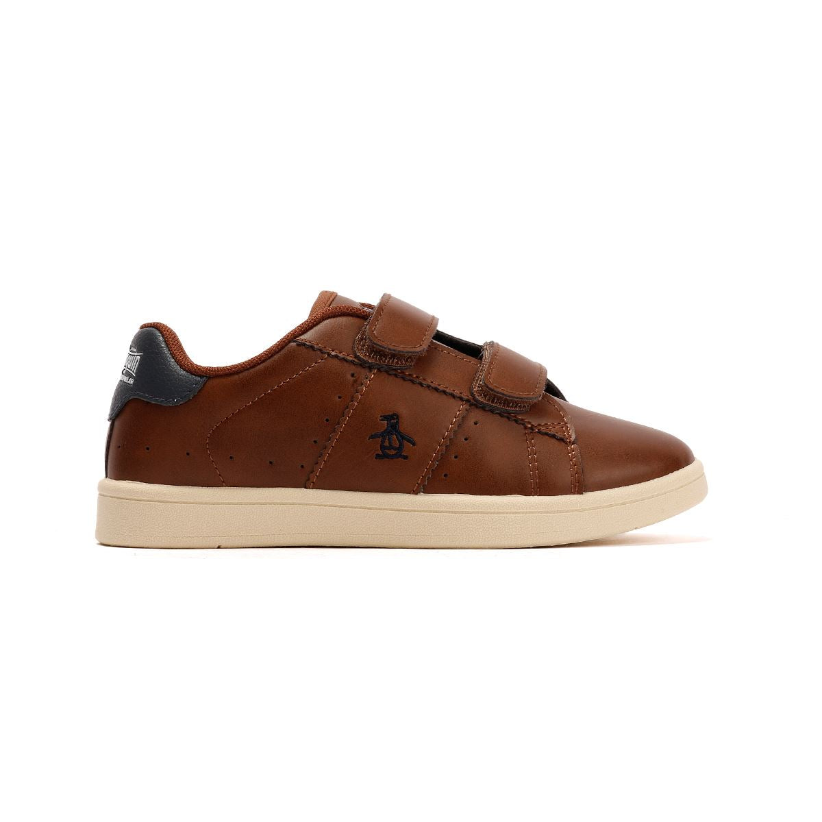 Penguin Junior Marble Tan/Navy Sneakers