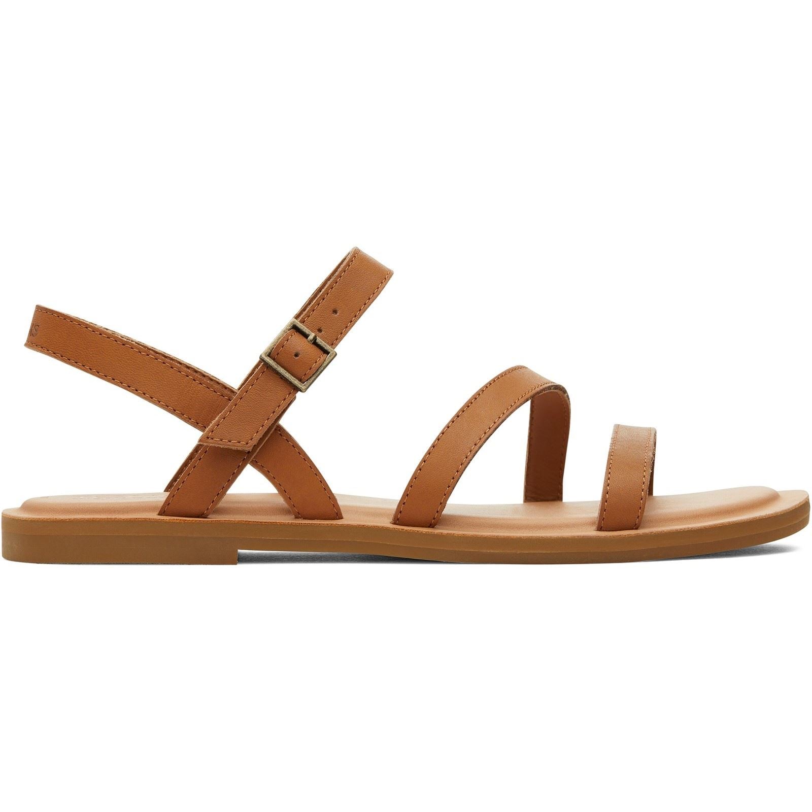 TOMS Kira Leather Women's Tan Sandals
