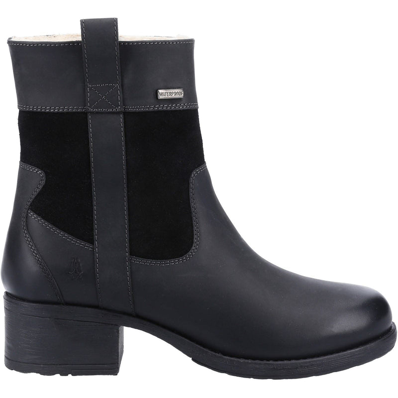 Hush Puppies Saskia Leather Women's Black Boots