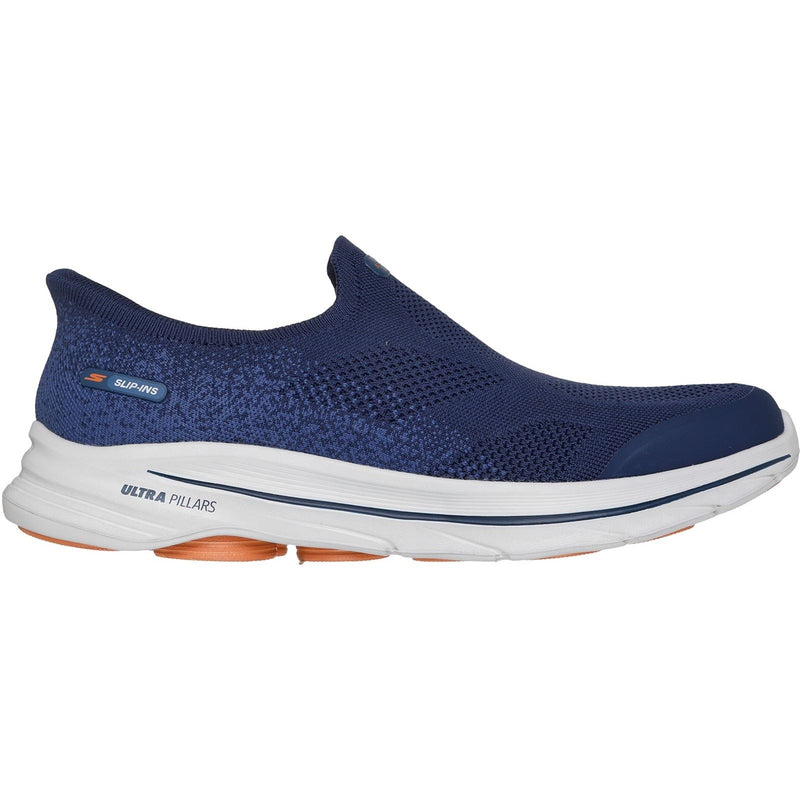 Skechers Go Walk 8 Pelayo Textile Men's Navy/Orange Sneakers