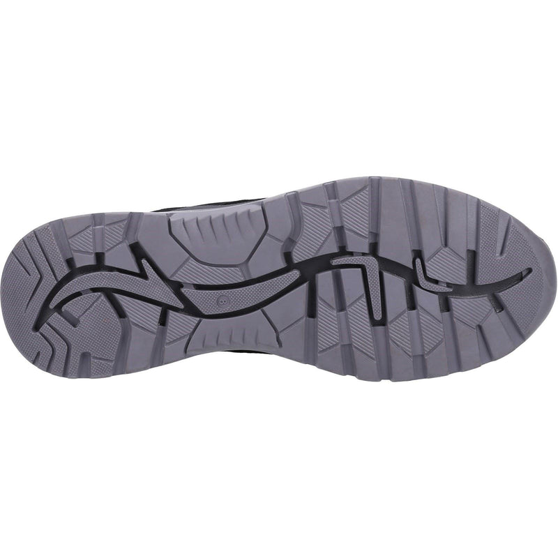 Hush Puppies Pele Leather Men's Black Nubuck Lace-Up Shoes