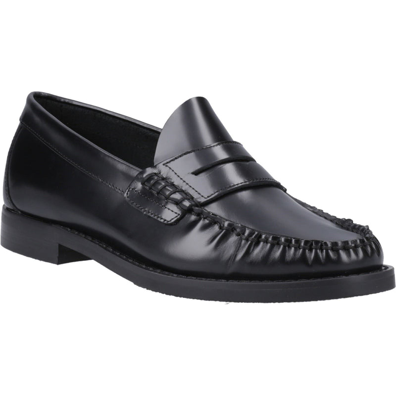 Dune Ginni Leather Women's Black Shoes