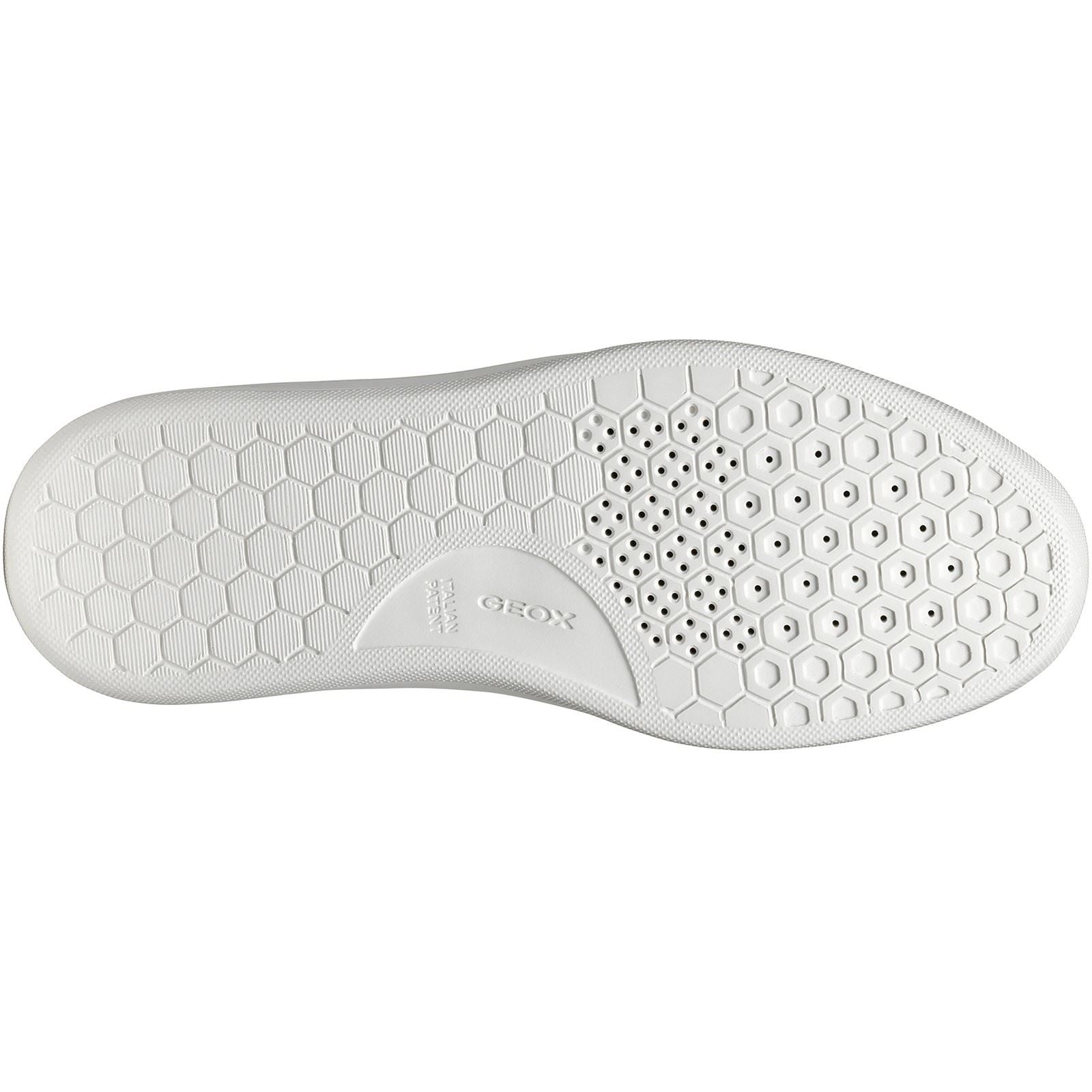 Geox U DEIVEN Leather/Suede Men's Sand/White Sneakers