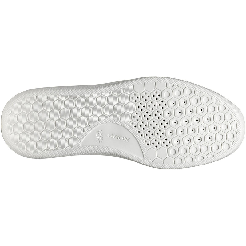 Geox U DEIVEN Leather/Suede Men's Sand/White Sneakers