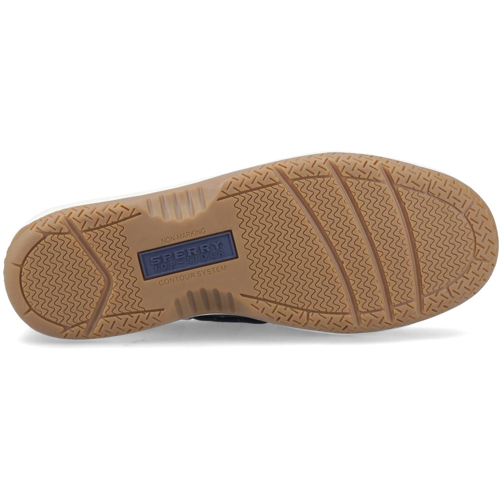 Sperry Billfish 3 Eye Leather Men's Navy Boat Shoes