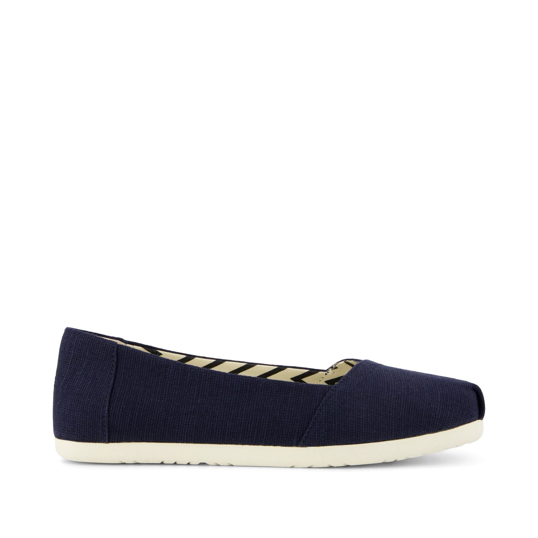 TOMS Alpargata Ballet Canvas Women's Navy Espadrilles
