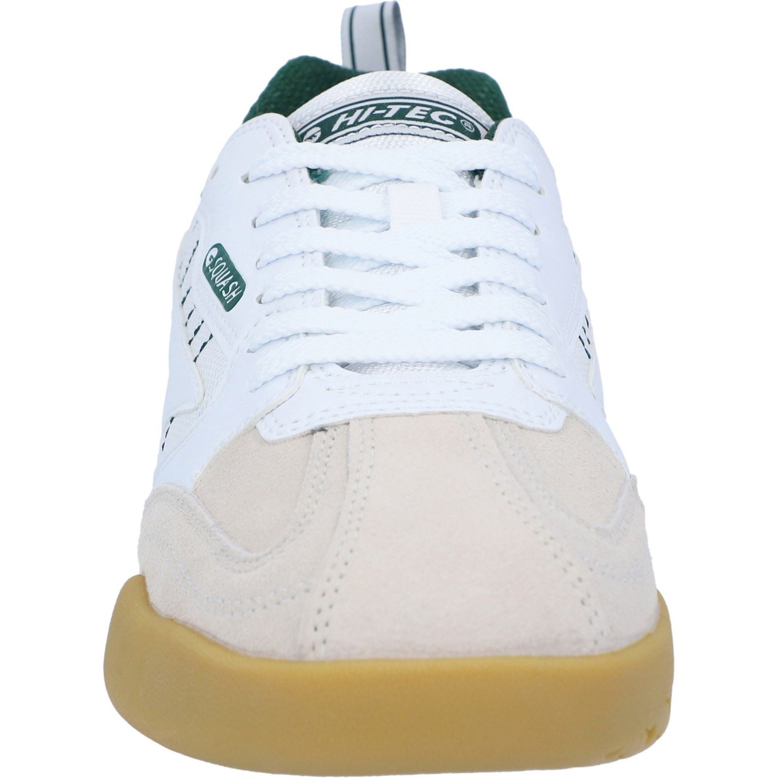 Hi-Tec Squash Sneaker Textile/Leather White Sneakers