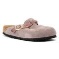Birkenstock Boston Braided Suede Women's Purple Narrow Fit Clogs