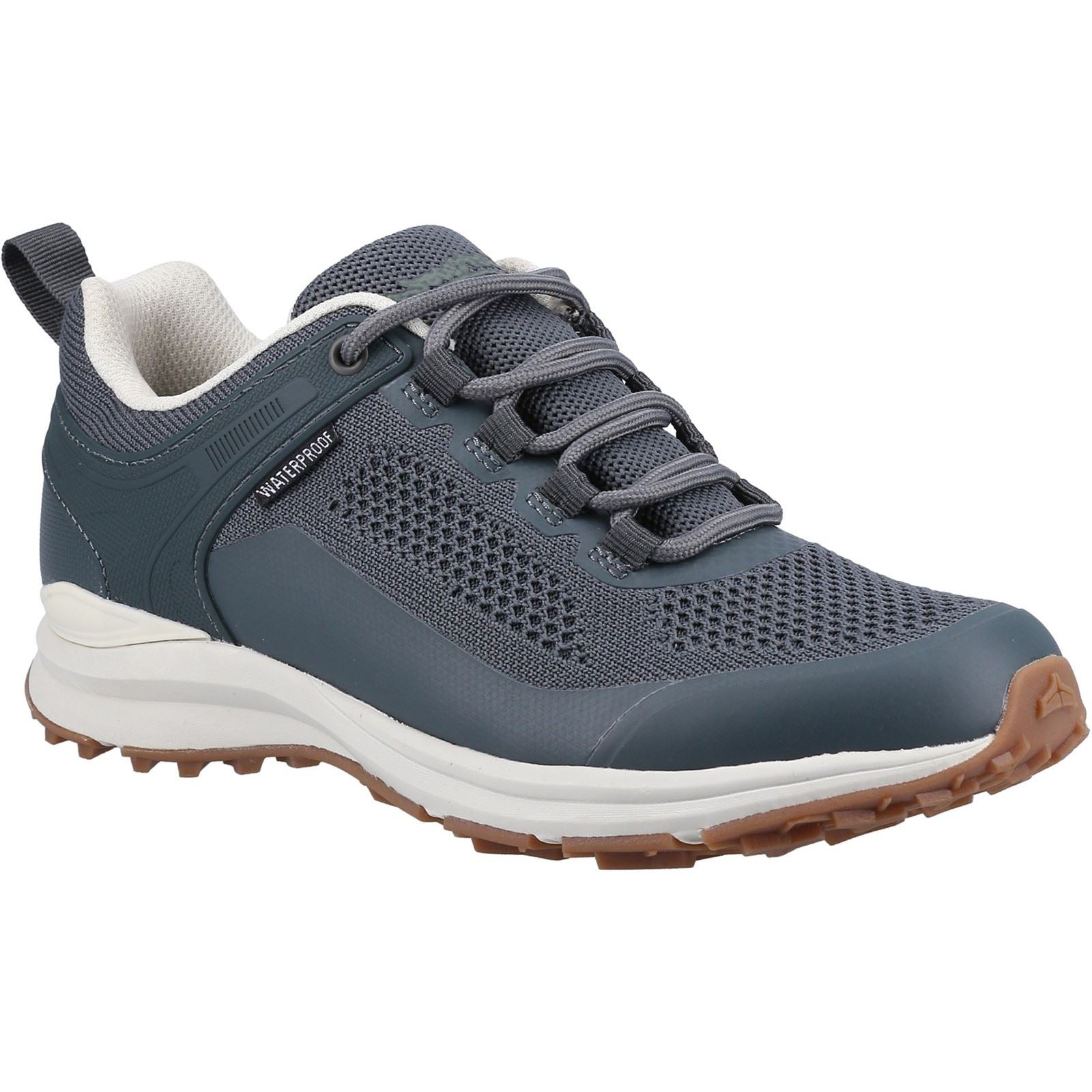 Cotswold Compton Recycled Plastic+Synthetic Pu Women's Grey Sneakers