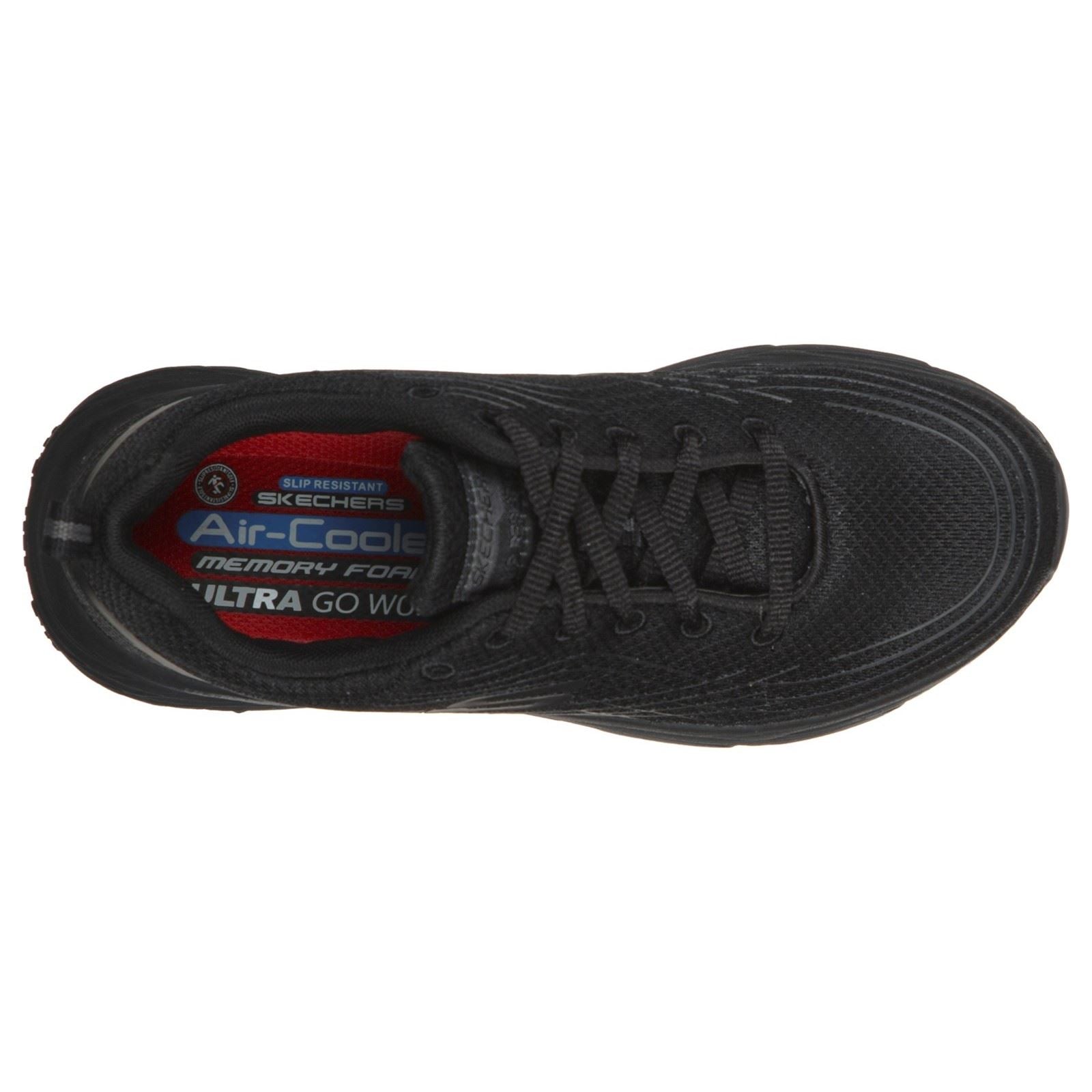 Skechers Workwear Max Cushioning Elite Sr Textile Women's Black Safety Sneakers