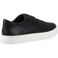 TOMS Kameron Lace-Up Leather Women's Black Metallic Trainers