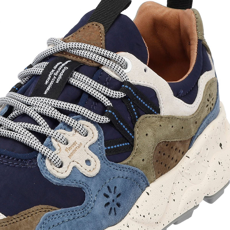 Flower Mountain Yamano 3 Suede Men's Light Brown/Light Blue/Violet Sneakers