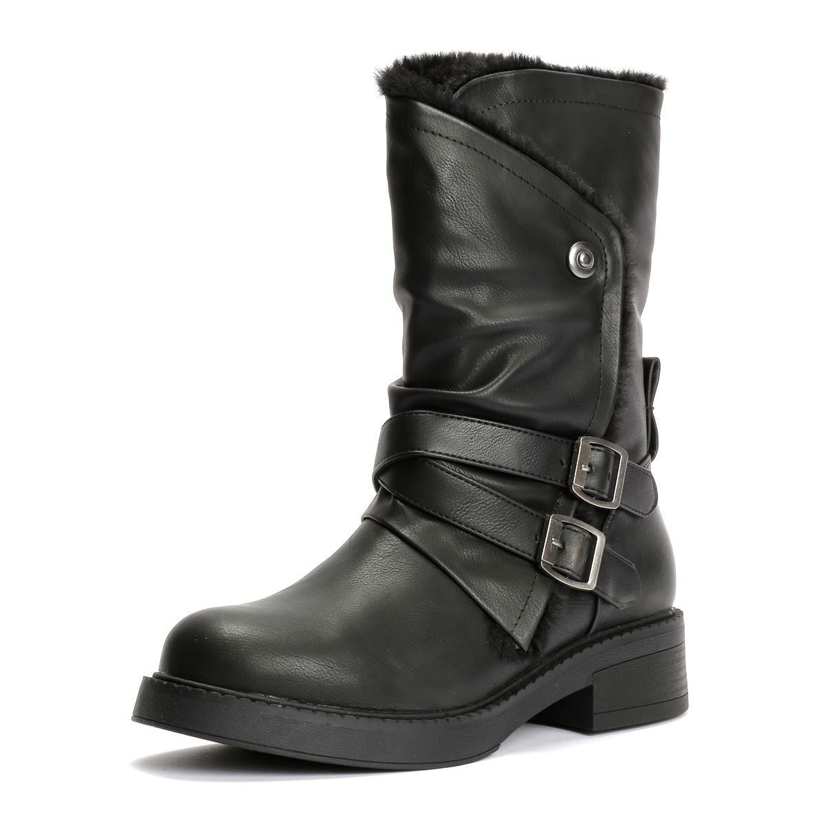 Blowfish Malibu Voyage Cozy Women's Black Boots