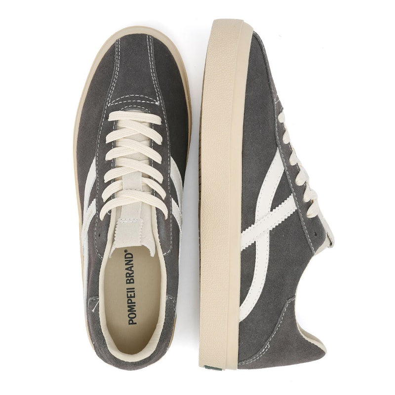 Pompeii Dart Suede Men's Gray/Ecru Sneakers