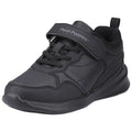 Hush Puppies Marling Bungee Lace Junior Synthetic Black Shoes