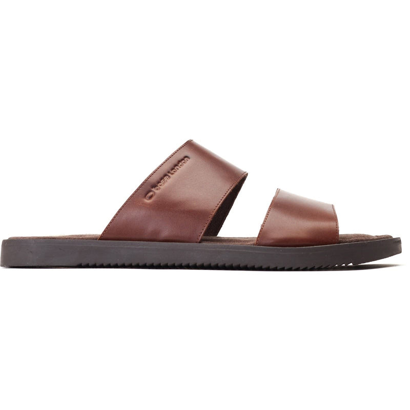 Base London Maven Leather Men's Burnt Brown Sandals