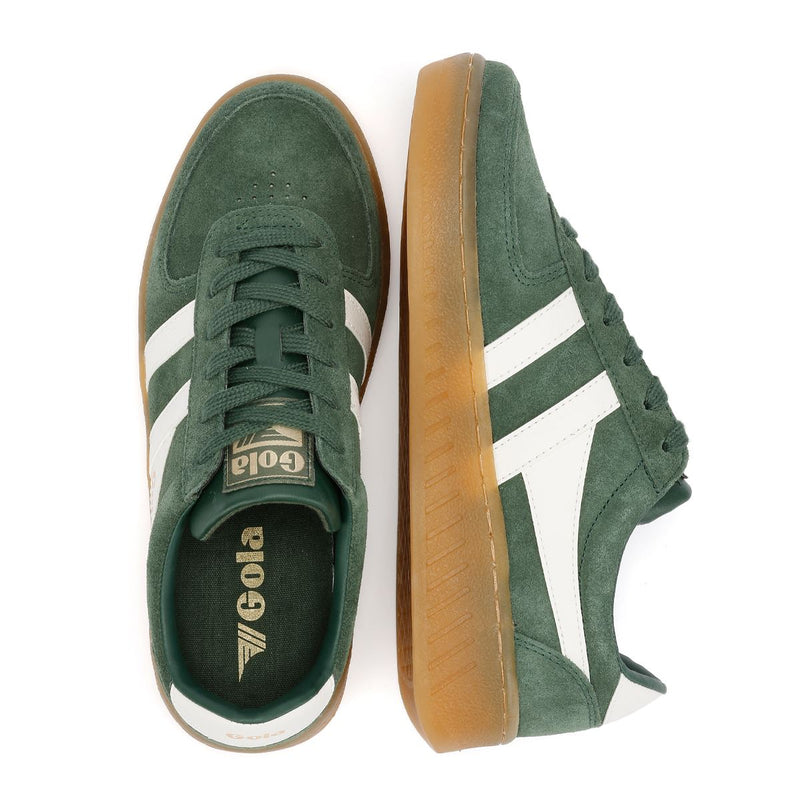 Gola Grandslam Suede Women's Evergreen/Off White Sneakers