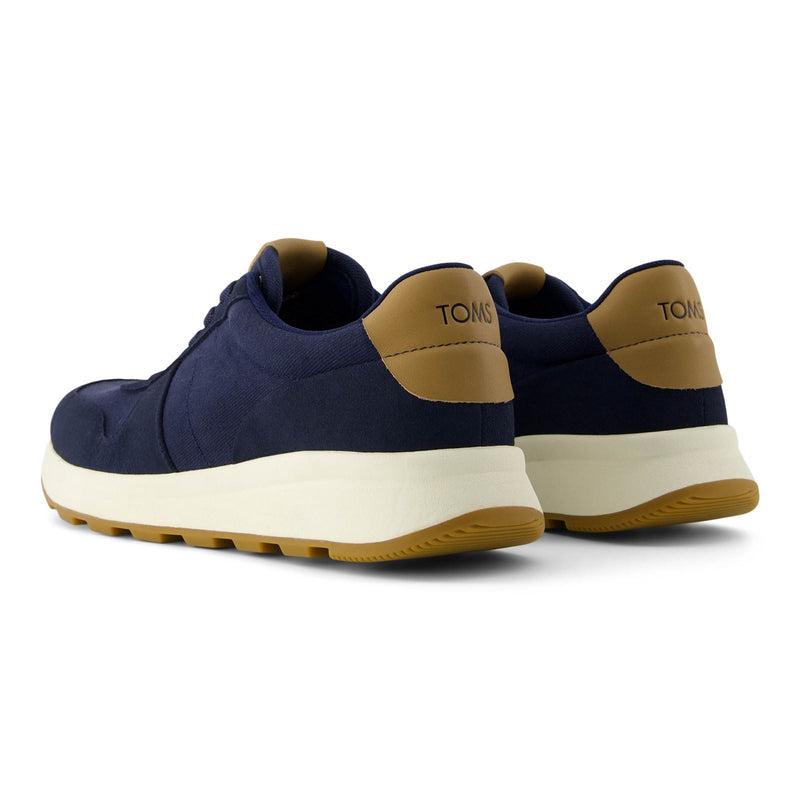 TOMS TRVL LITE Retro Leather Men's Navy Sneakers