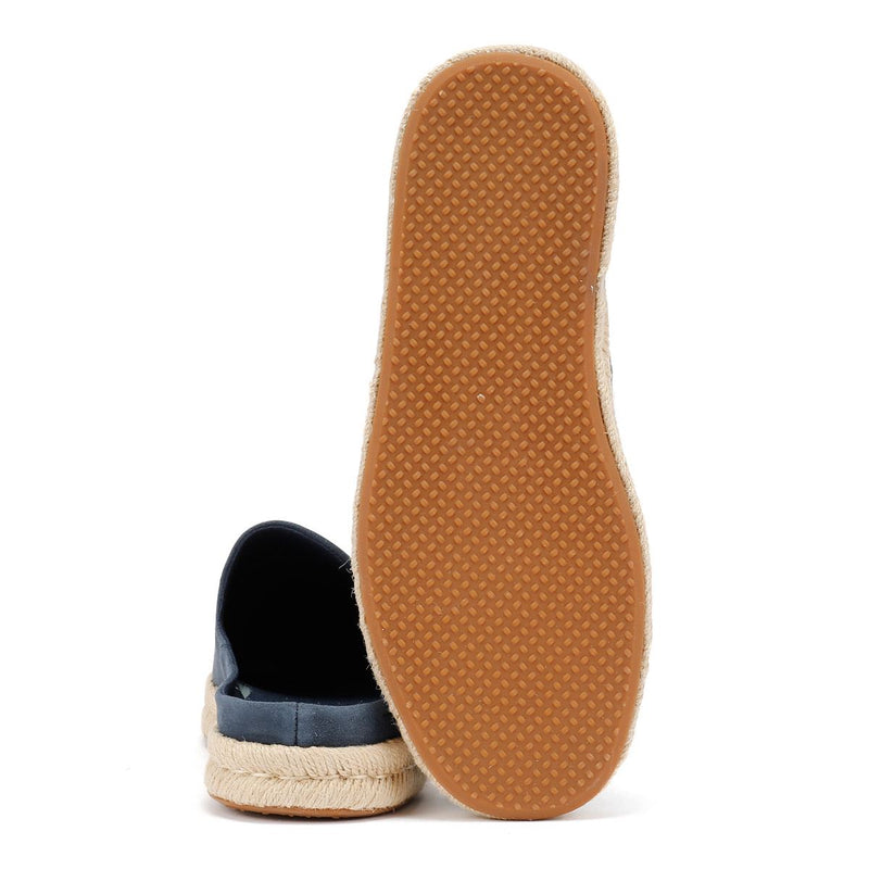 TOMS Santiago Suede Men's Navy Mules