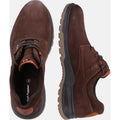 Hush Puppies Pele Leather Men's Brown Nubuck Lace-Up Shoes