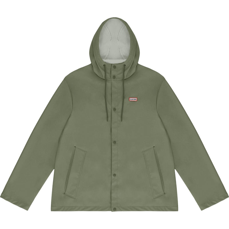 Hunter Izzy Hooded Unisex Adults Green Jacket