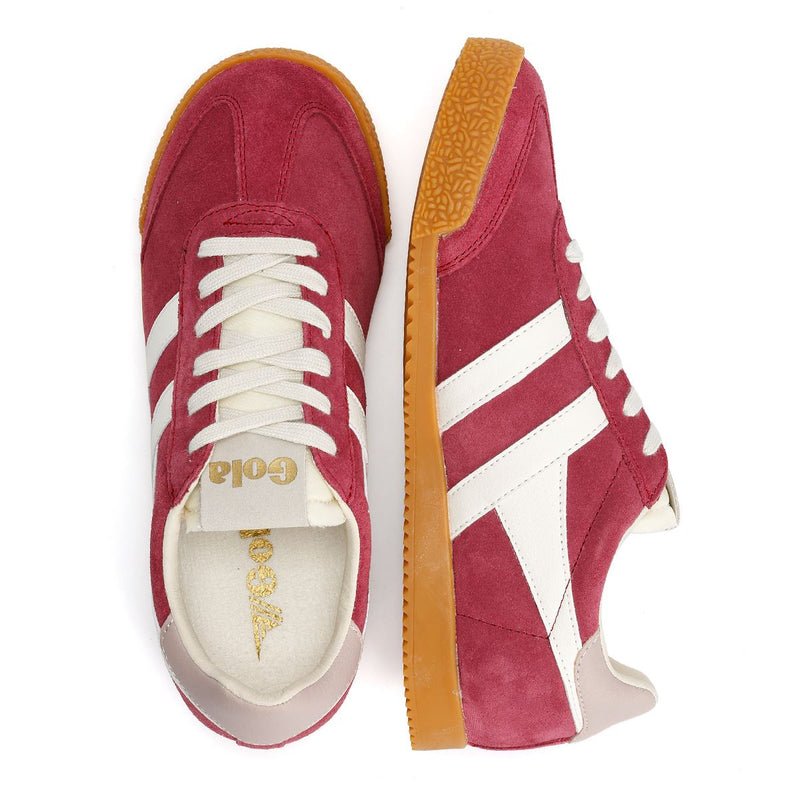 Gola Elan Suede Women's Cerise/Off White/Chalk Pink Sneakers