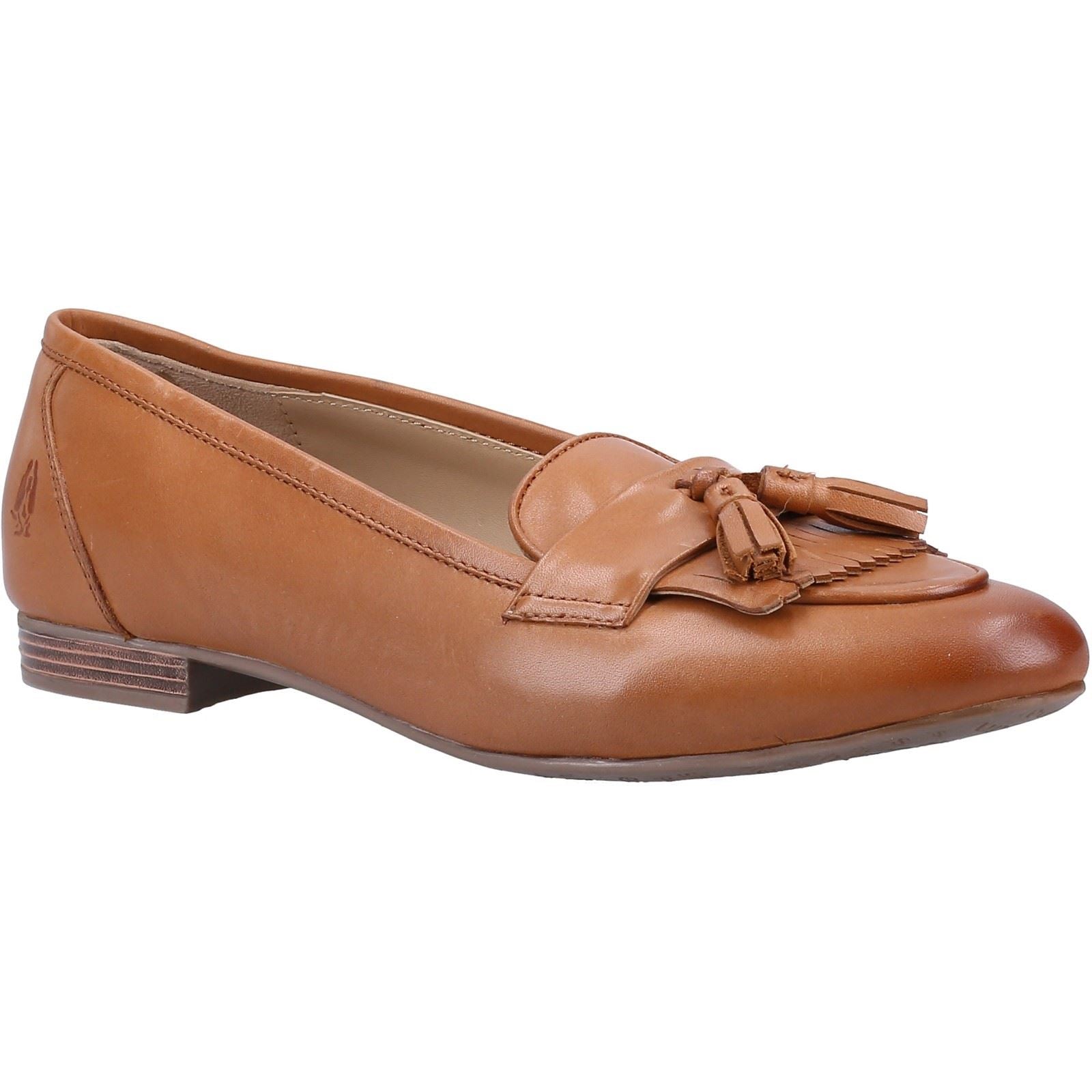 Hush Puppies Marissa Tassel Leather Women's Tan Loafers
