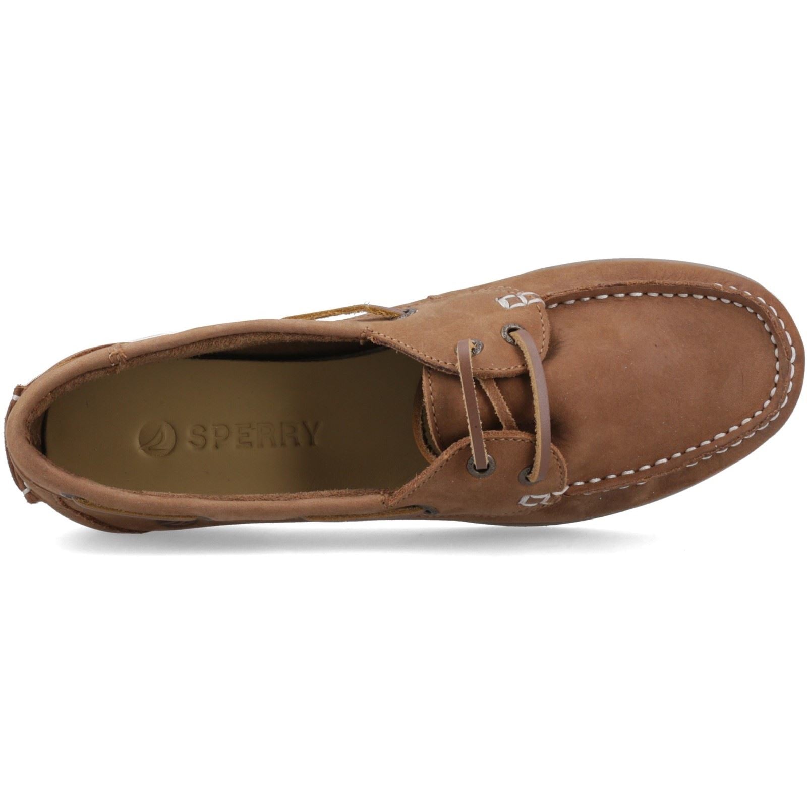Sperry Balboa 2 Eye Nubuck Women's Tan Boat Shoes