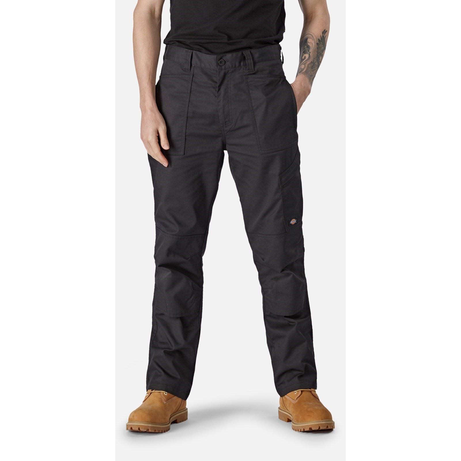 Dickies Action Flex Polyester Men's Black Outdoor Trousers