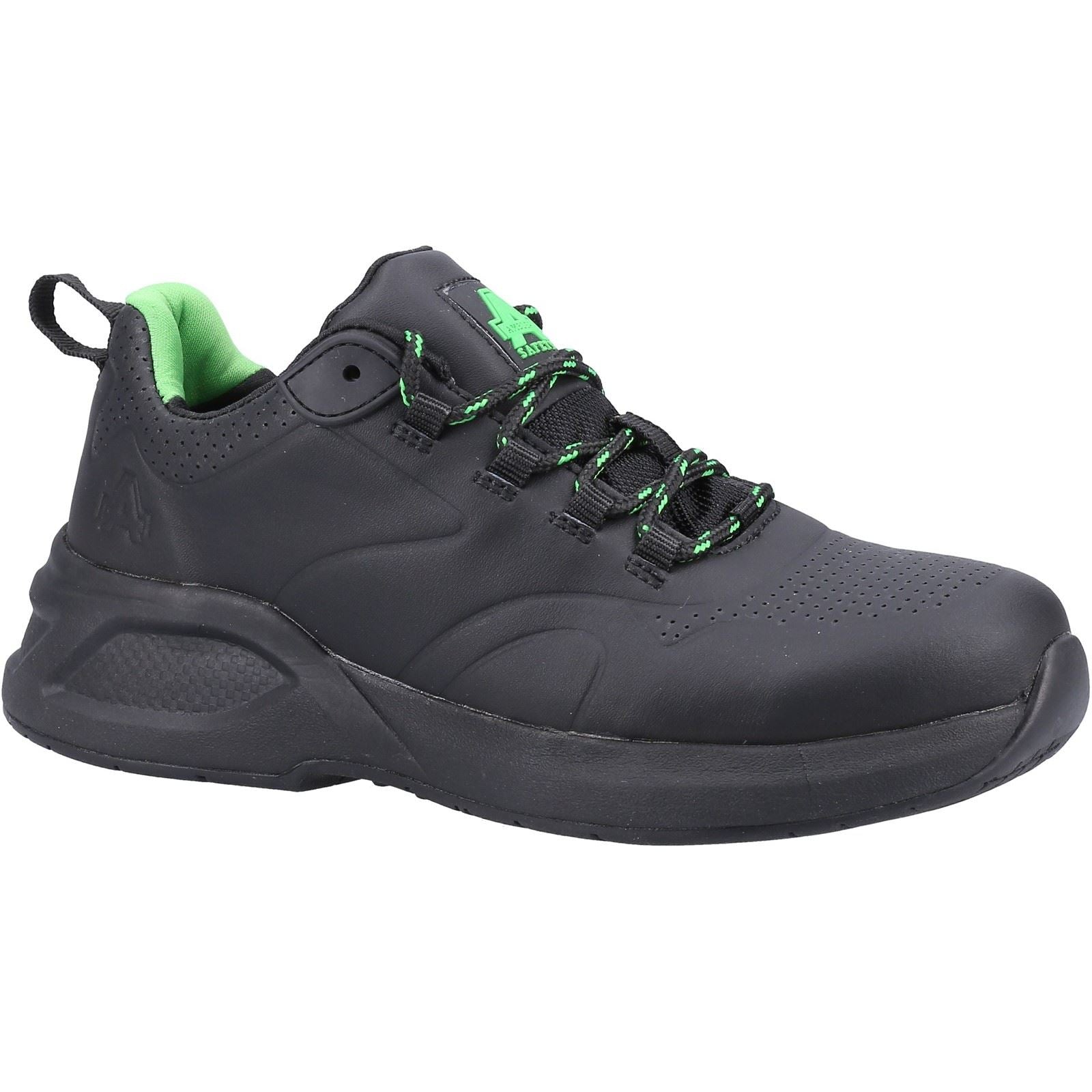 Amblers Safety 612 Leather Women's Black Safety Sneakers