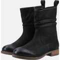 Hush Puppies Emilia Leather Women's Black Boots