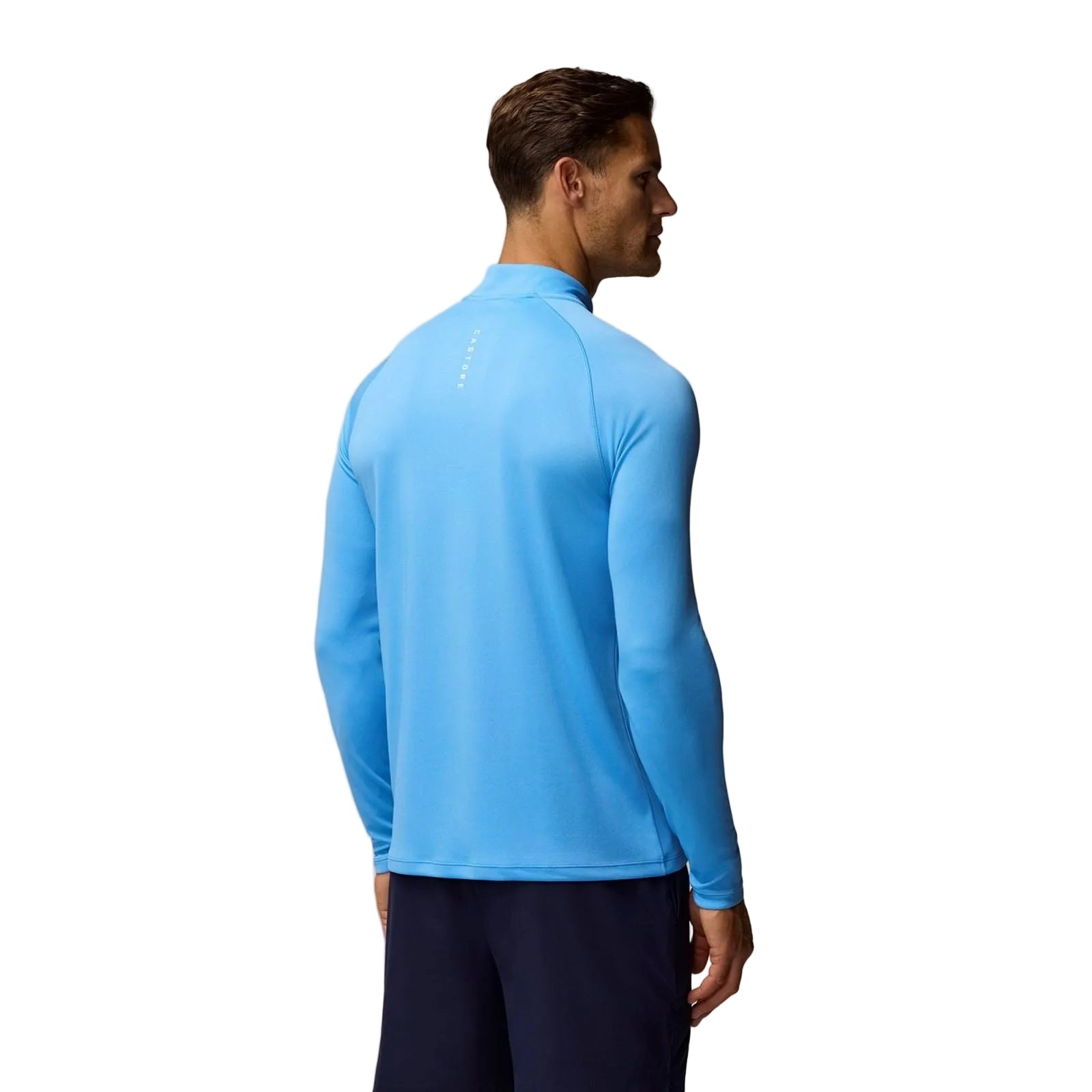Castore Adapt Training 1/4 Zip Top Polyester Men's Blue Activewear T-Shirts
