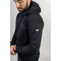 Caterpillar Essentials Polyester Men's Blue Hooded Sweatshirt