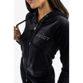 Juicy Couture Regal Madison Polyester Women's Black Hooded Sweatshirt