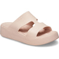 Crocs Getaway Platform H-Strap Synthetic Women's Quartz Sandals