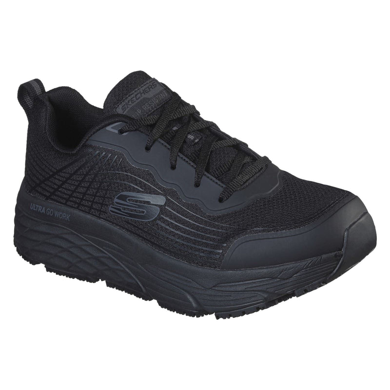 Skechers Workwear Relaxed Fit Textile Men's Black Safety Shoes