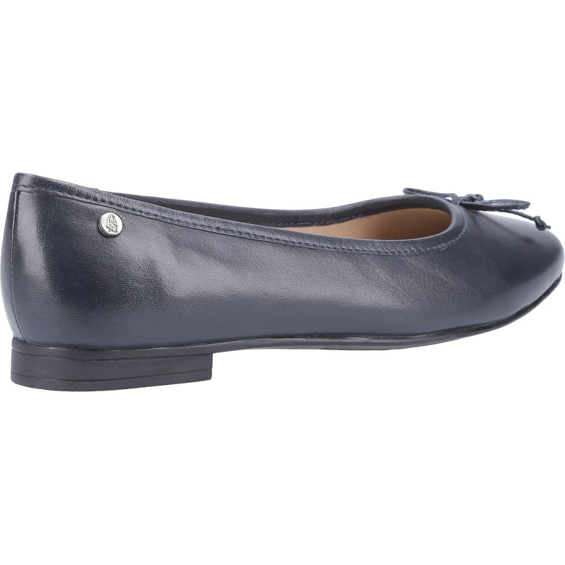 Hush Puppies Naomi Leather Women's Navy Flats
