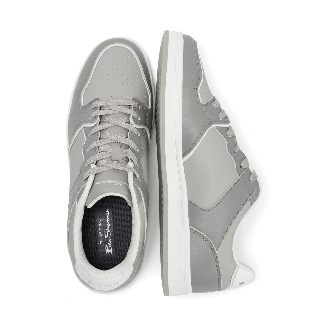 Ben Sherman Club Leather Men's Gray Sneakers