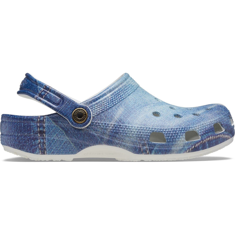 Crocs Classic Denim Synthetic Moonlight Clogs