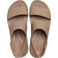 Crocs Brooklyn Low Wedge Synthetic Women's Latte/Mushroom Sandals