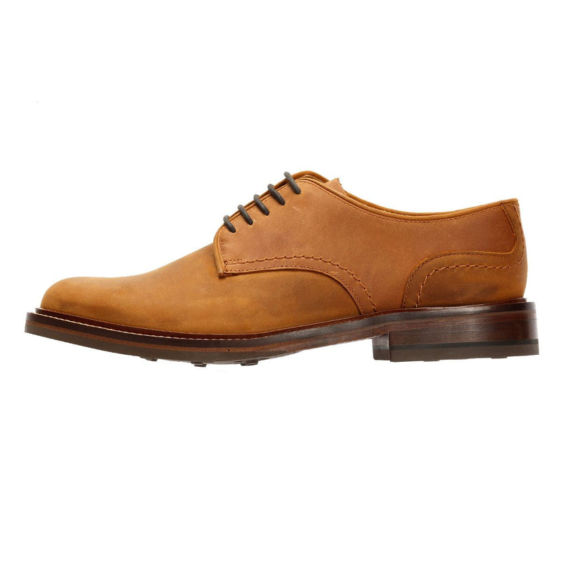 Chapman & Moore Plain Derby Country Oiled Leather Men's Tan Shoes