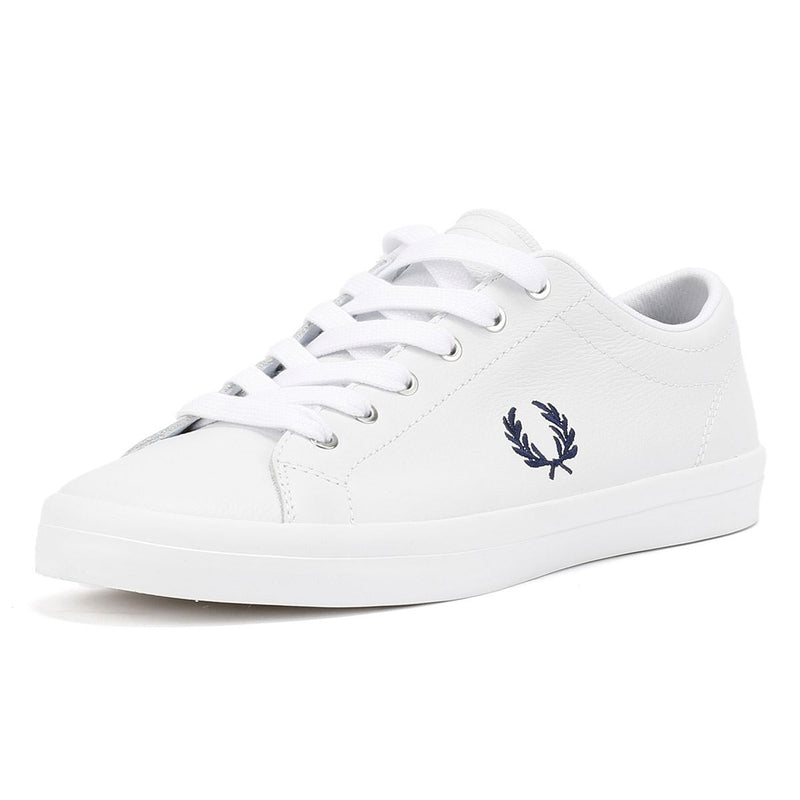 Fred Perry Baseline Leather Men's White/Navy Sneakers